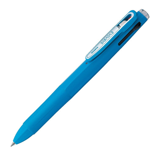 Zebra Sarasa 3B 3-Color Ballpoint Pen 0.5mm Light Blue Pack of 10-Kiichin - The #1 Place for Japanese Goods in Your Hand!