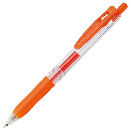 Zebra Sarasa Clip Gel Ballpoint Pen 0.3mm Red Orange Pack of 10-Kiichin - The #1 Place for Japanese Goods in Your Hand!