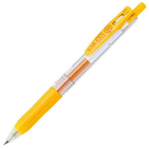 Zebra Sarasa Clip 0.3 Gel Ballpoint Pen in Yellow Pack of 10-Kiichin - The #1 Place for Japanese Goods in Your Hand!
