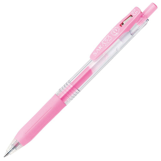 Zebra Sarasa Clip 0.5 Gel Ballpoint Pens in Milk Pink Pack of 10-Kiichin - The #1 Place for Japanese Goods in Your Hand!