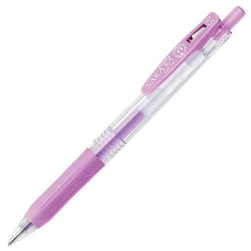 Zebra Sarasa Clip Gel Ballpoint Pen 0.5 Milk Purple Pack of 10-Kiichin - The #1 Place for Japanese Goods in Your Hand!