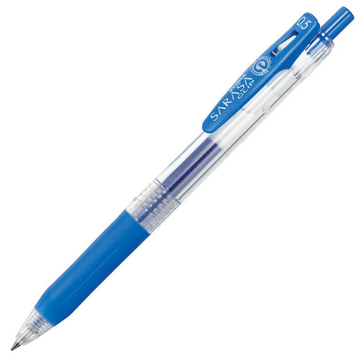 Zebra Sarasa Clip Gel Ballpoint Pen 0.5mm Pale Blue Pack of 10-Kiichin - The #1 Place for Japanese Goods in Your Hand!