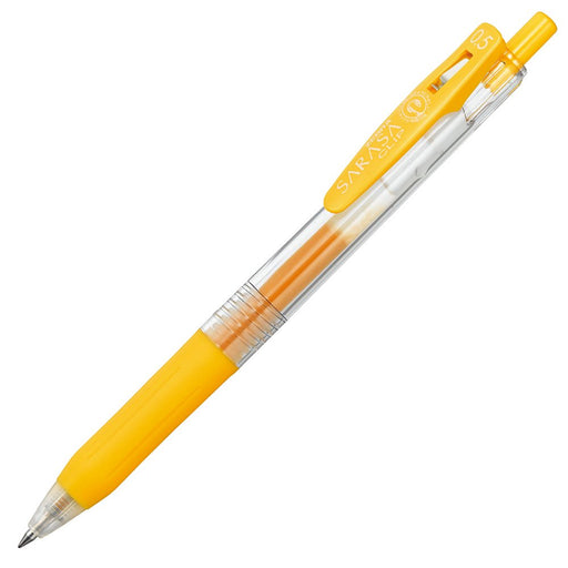 Zebra Sarasa Clip 0.5 Yellow Gel Ballpoint Pen Pack of 10-Kiichin - The #1 Place for Japanese Goods in Your Hand!