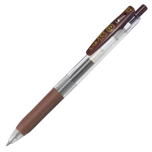 Zebra Sarasa Clip Brown Gel Ballpoint Pen 0.7mm Bulk Set - 10 Pack-Kiichin - The #1 Place for Japanese Goods in Your Hand!