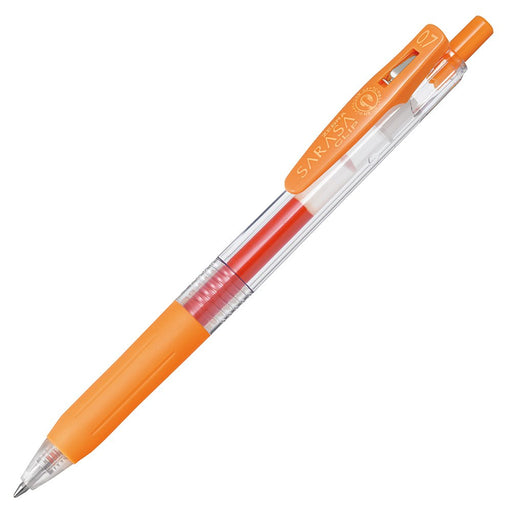 Zebra Sarasa Clip 0.7 Gel Ballpoint Pens in Red Orange 10 Piece Set-Kiichin - The #1 Place for Japanese Goods in Your Hand!