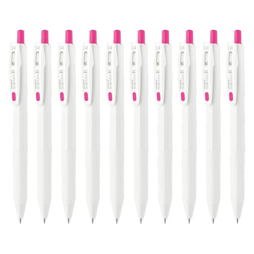 Zebra Sarasa R Gel Ballpoint Pen 0.4mm Set of 10 Pink-Kiichin - The #1 Place for Japanese Goods in Your Hand!