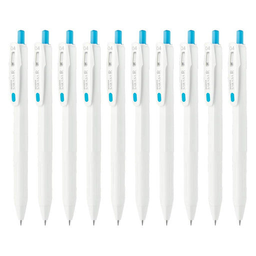 Zebra Sarasa R Sky Blue Gel Ballpoint Pen 0.4mm Pack of 10-Kiichin - The #1 Place for Japanese Goods in Your Hand!
