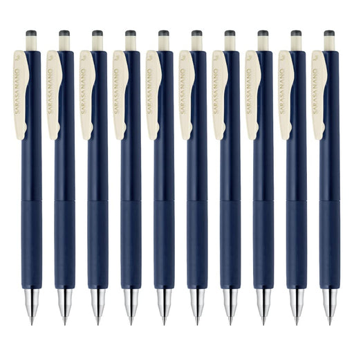Zebra Gel Ballpoint Pens - Sarasanano Dark Blue 0.3mm Pack of 10-Kiichin - The #1 Place for Japanese Goods in Your Hand!