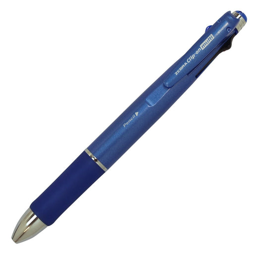 Zebra Multi-Function 4-Color Pen with Sharp Clip Blue 14.87cm x 1.4cm-Kiichin - The #1 Place for Japanese Goods in Your Hand!