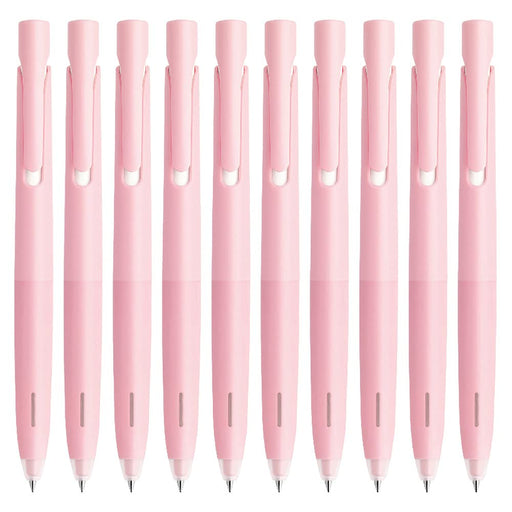 Zebra 10-Pack Black Ink 0.7mm Oil-Based Ballpoint Pen with Light Pink Barrel B-BA88-LP-Kiichin - The #1 Place for Japanese Goods in Your Hand!