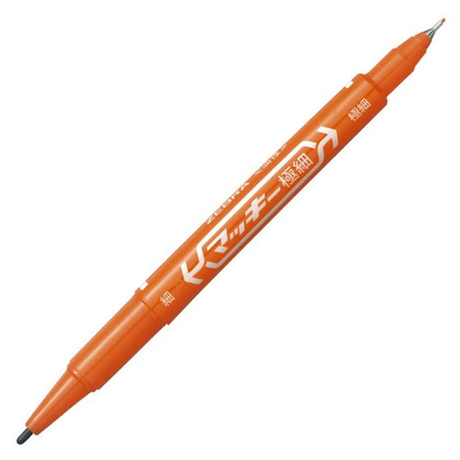 Zebra Mackie Extra Fine Orange Oil-Based Pen 10 Pieces B-Mo-120-Mc-Or-Kiichin - The #1 Place for Japanese Goods in Your Hand!