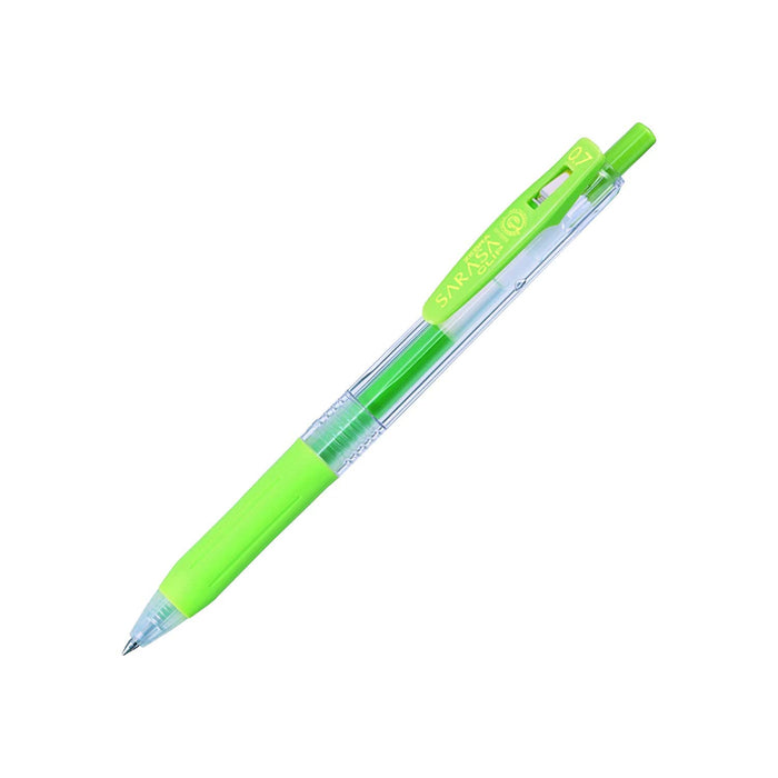 Zebra Sarasa Clip 0.7 Light Green Ink Jjb15-Lg - Smooth Writing Experience-Kiichin - The #1 Place for Japanese Goods in Your Hand!