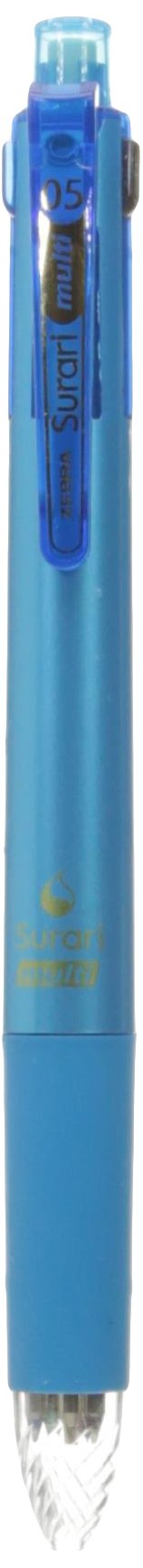 Zebra Multi 0.5 Ink 4-Color Set Black Blue Red Green Light Blue Shaft B4Sas11-Lb-Kiichin - The #1 Place for Japanese Goods in Your Hand!