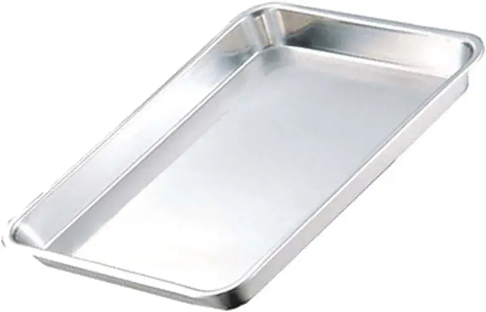 AS ONE AG 18-8 Stainless Steel Shallow Rectangular Baking Pan - 57.8x36.5x6.6cm - 4560127491236