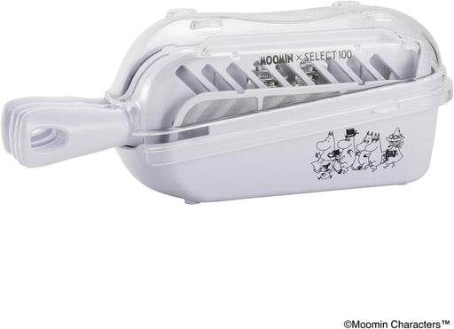 KAI Moomin Cooker Set Slicer Shredder Grater Dishwasher Safe White