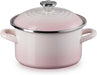 Le Creuset EOS Shell Pink Enameled Casserole Pot 7.1 Inch IH Compatible Le Creuset