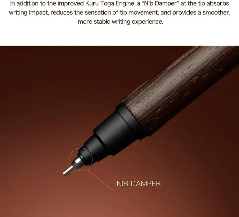 Mitsubishi Pencil Kurutoga Wood Mechanical Pencil 05mm