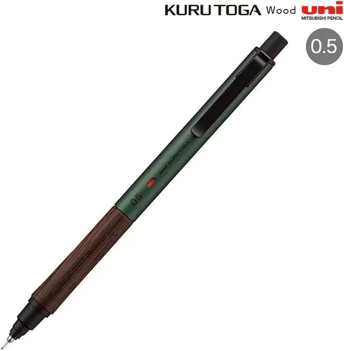 Mitsubishi Pencil Kurutoga Wood Mechanical Pencil 05mm