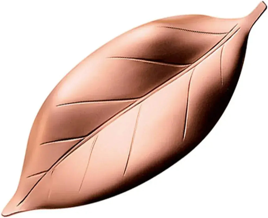 Nagao Chopsticks Rest Leaves Branches Camellia Made in Japan - Pink Gold - 4992519054987