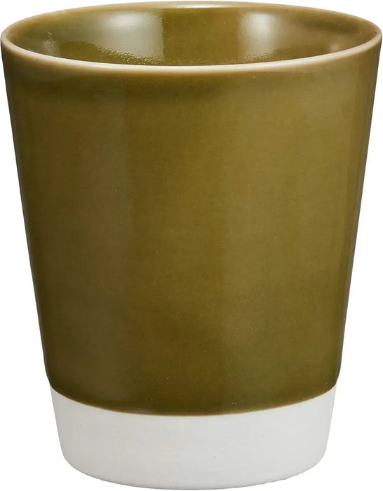 Saikai Pottery Essence Celadon Glaze Bowl - Oribe Glaze Cup - 4965451471044