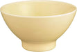 Saikai Pottery Essence Celadon Glaze Bowl - Yellow Enamel Rice Bowl - 4965451453941