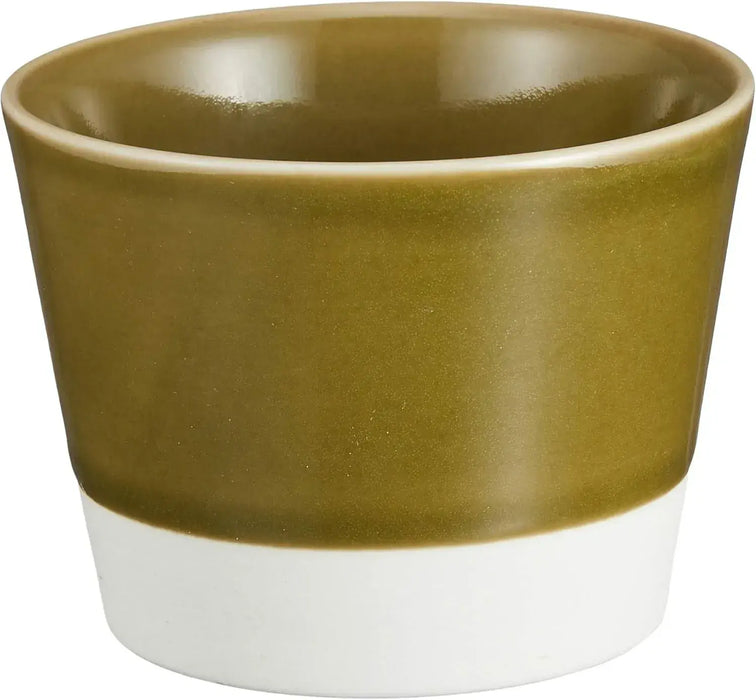 Saikai Pottery Essence Celadon Glaze Bowl - Oribe Glaze Small Cup - 4965451453699