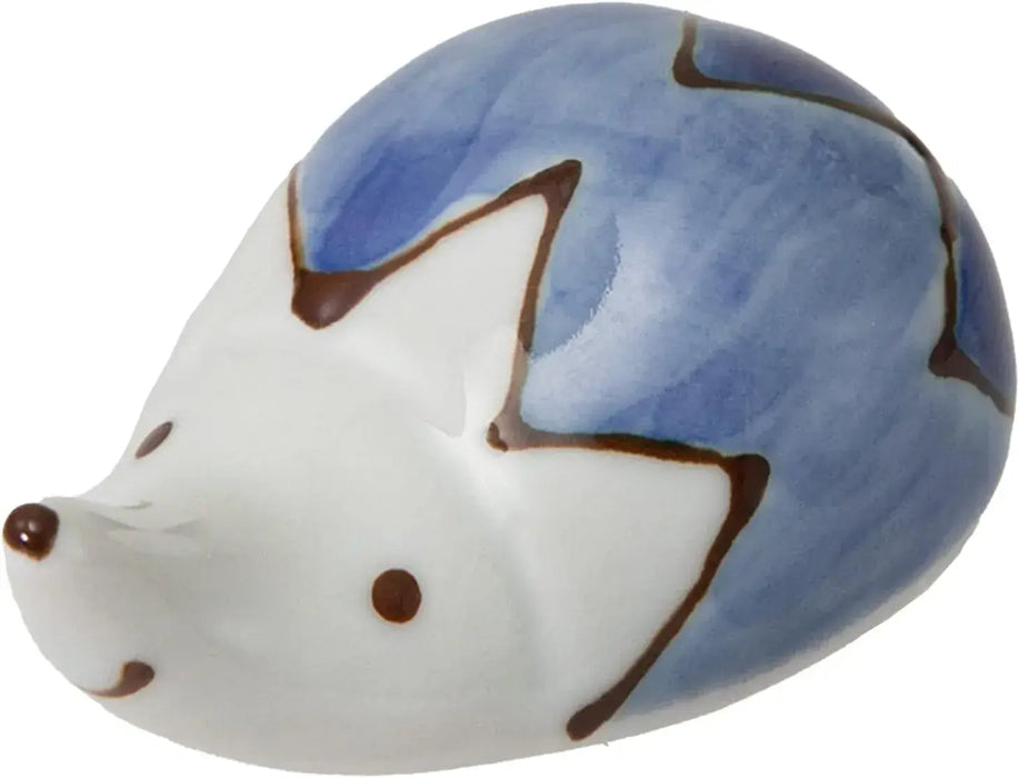 Saikai Pottery Hasami Ware Chopsticks Rest Petite Panda - Blue - 4965451208244