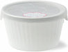 Saikai Pottery Hasami Ware Flower Fluffy Microwave Storage Container - Small White Pot - 4965451101446