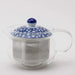Saikai Pottery Hasami Ware Glass Pot with Stainless Steel Tea Strainer