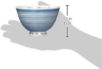 Saikai Pottery Hasami Ware Lightweight Rice Bowl Microwave Safe