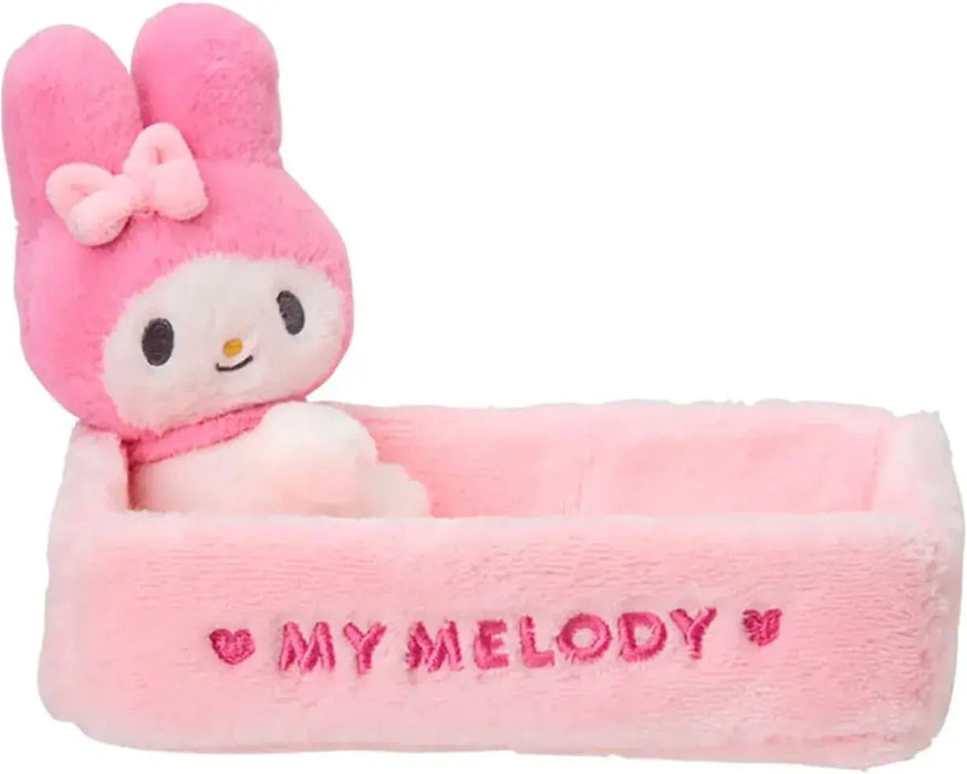 Sanrio Mascot Storage Box Round Kuromi - 2 Pink - 4550624315340