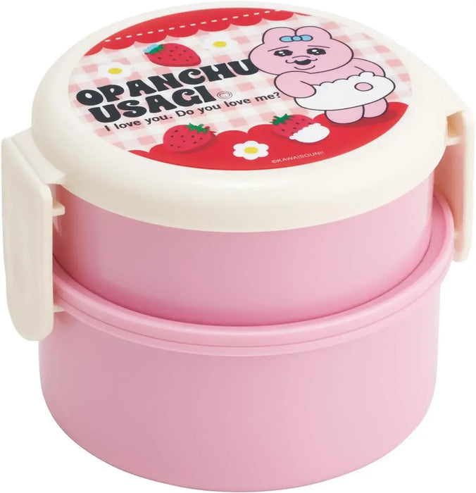 Skater PFLB6-A 1-Tier Bento Box Dishwasher and Microwave Safe - 6 Pompoms - 4973307728280