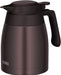 Thermos Dishwasher Safe Stainless Steel Thermal Pitcher - Brown 1L - 4562344407816