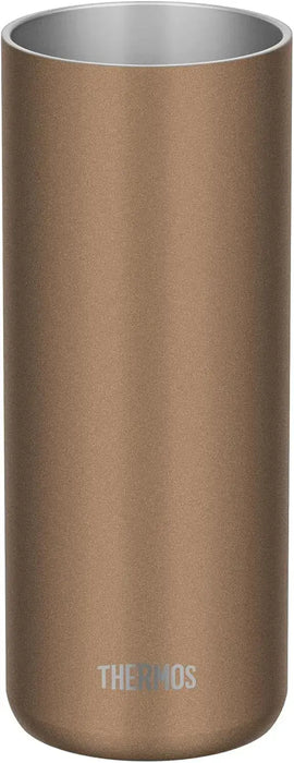 Thermos Vacuum Insulated Tumbler 20oz Brown Gold Lightweight