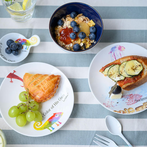 Aito Leo Lionni Plate Medium 16cm Swimmy Mino 278234-Kiichin - The #1 Place for Japanese Goods in Your Hand!