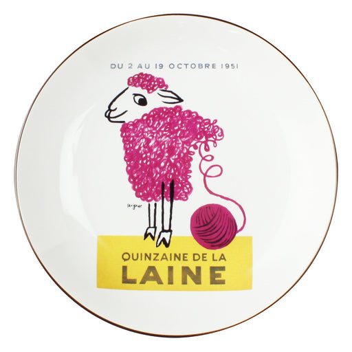 Aito Raymond Savignac Plate Wool 275202-Kiichin - The #1 Place for Japanese Goods in Your Hand!