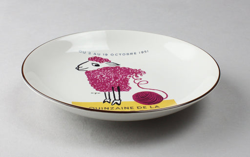 Aito Raymond Savignac Plate Wool 275202-Kiichin - The #1 Place for Japanese Goods in Your Hand!