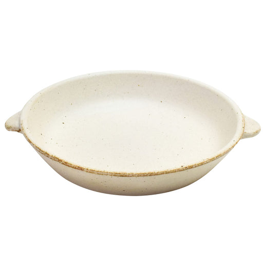 Aito Seisakusho 16cm Gratin Dish Plate Heat Resistant Oven Safe Microwave Dishwasher Safe White Mino Ware Japan-Kiichin - The #1 Place for Japanese Goods in Your Hand!