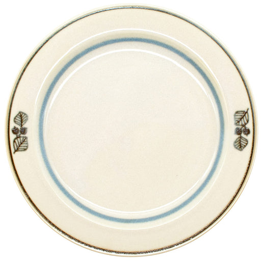 Aito Seisakusho Anyware Dish Plate M 20cm Feuille Leaf Blue Gray 111049-Kiichin - The #1 Place for Japanese Goods in Your Hand!