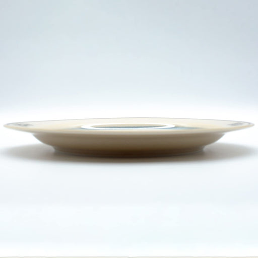 Aito Seisakusho Anyware Dish Plate M 20cm Feuille Leaf Blue Gray 111049-Kiichin - The #1 Place for Japanese Goods in Your Hand!