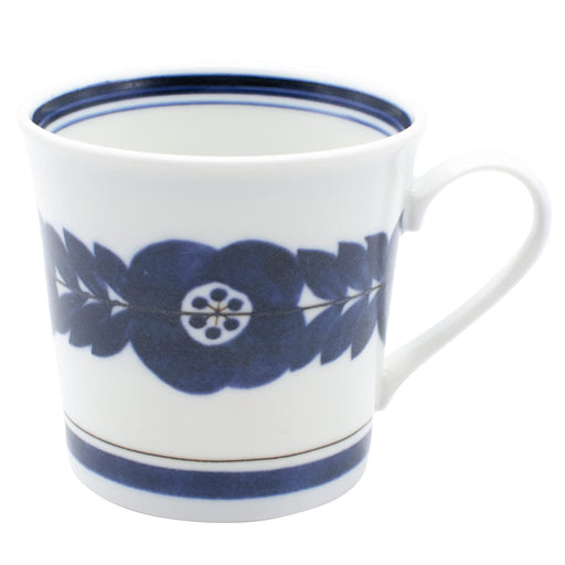 Aito Seisakusho Blossom Blossom Mug 320ml Navy Blue Mino Ware Japan 111005-Kiichin - The #1 Place for Japanese Goods in Your Hand!