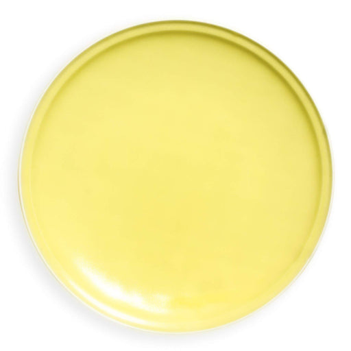 of title Aito Ciel Ciel Cafe Plate Large 23x2cm Yellow Mino Yaki 520107-Kiichin - The #1 Place for Japanese Goods in Your Hand!