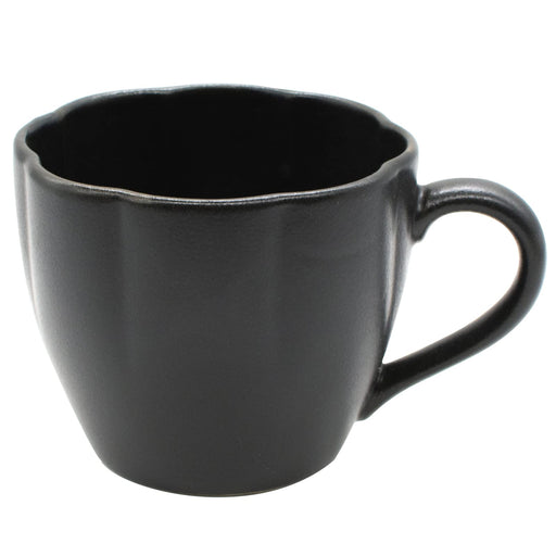 Aito Hana Mug 360ml Black Seto Ware Microwave & Dishwasher Safe Made in Japan 288537-Kiichin - The #1 Place for Japanese Goods in Your Hand!