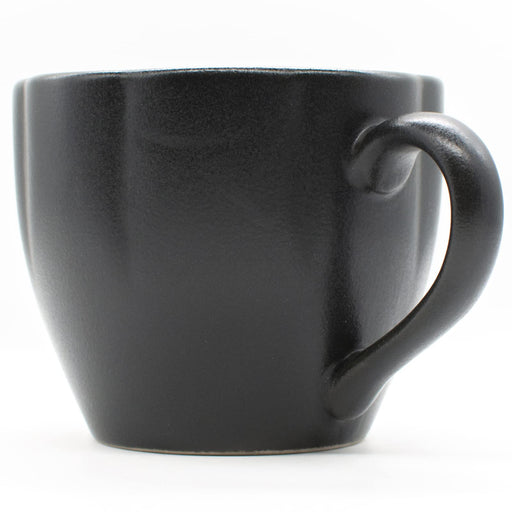 Aito Hana Mug 360ml Black Seto Ware Microwave & Dishwasher Safe Made in Japan 288537-Kiichin - The #1 Place for Japanese Goods in Your Hand!