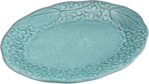 Aito Lien Lien 18cm S Aqua Blue Plate Dish Mino Ware 267860-Kiichin - The #1 Place for Japanese Goods in Your Hand!