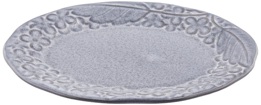 Aito Lien Lien Plate 18cm S Gray Mino Ware Tableware Dishwasher/Microwave 267837-Kiichin - The #1 Place for Japanese Goods in Your Hand!