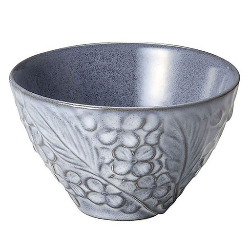 Aito Lien Bowl Plate 11x7cm Gray Mino Ware Japan 267812-Kiichin - The #1 Place for Japanese Goods in Your Hand!