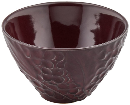 Aito Lien Bowl Plate 11x7cm M Purple Mino Ware Japan 267813-Kiichin - The #1 Place for Japanese Goods in Your Hand!