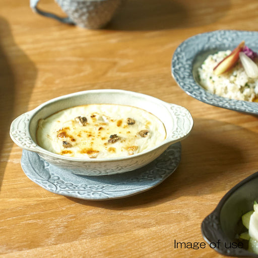 Aito Lien Gratin Dish Bowl 20x12cm Microwave/Dishwasher Safe Japan-Kiichin - The #1 Place for Japanese Goods in Your Hand!