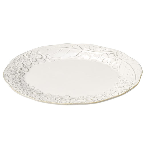 Aito Lien Plate Oval Plate 18cm S White Tableware Japan 267836-Kiichin - The #1 Place for Japanese Goods in Your Hand!